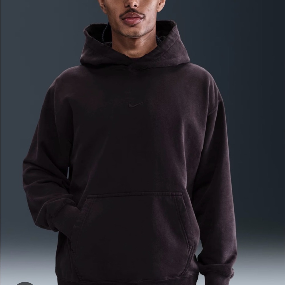 Nike Solo Swoosh Small French Terry Heavy Weight Distressed Hoodie IB8749-451